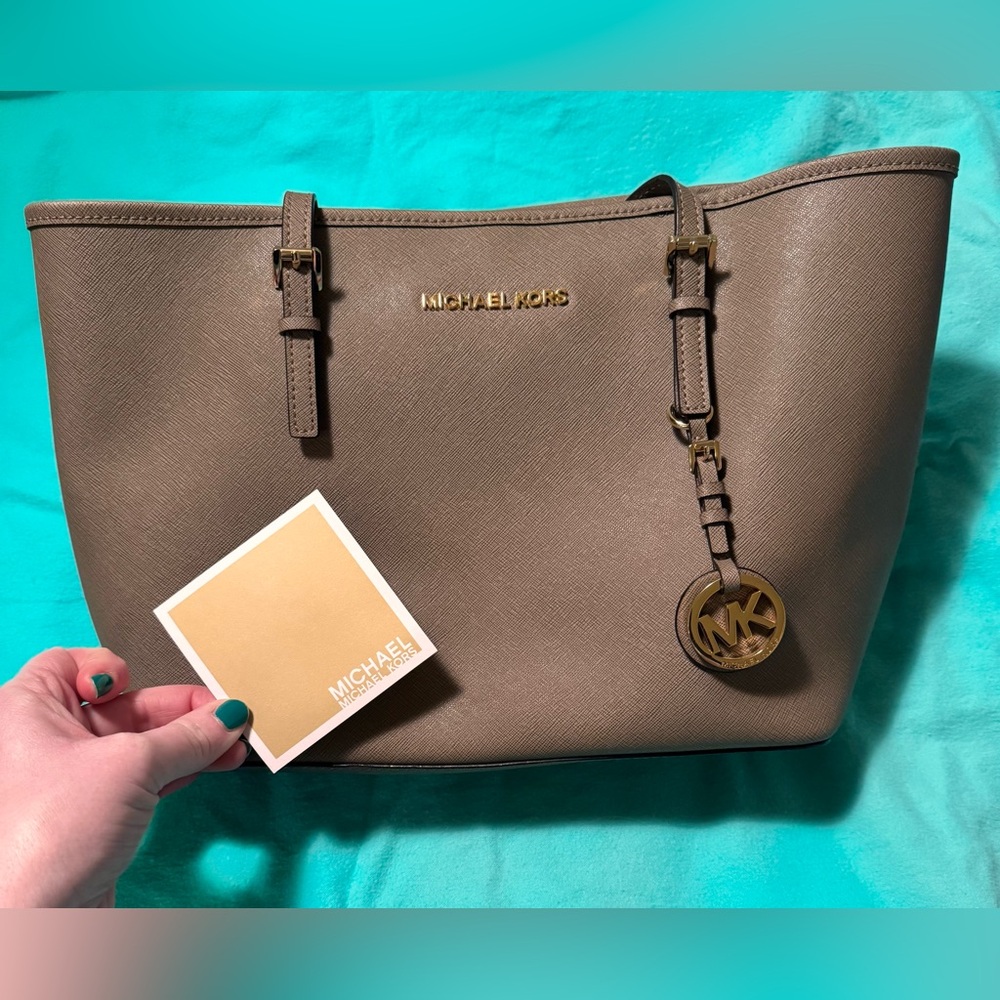 Michael Kors Tan Tote Bag